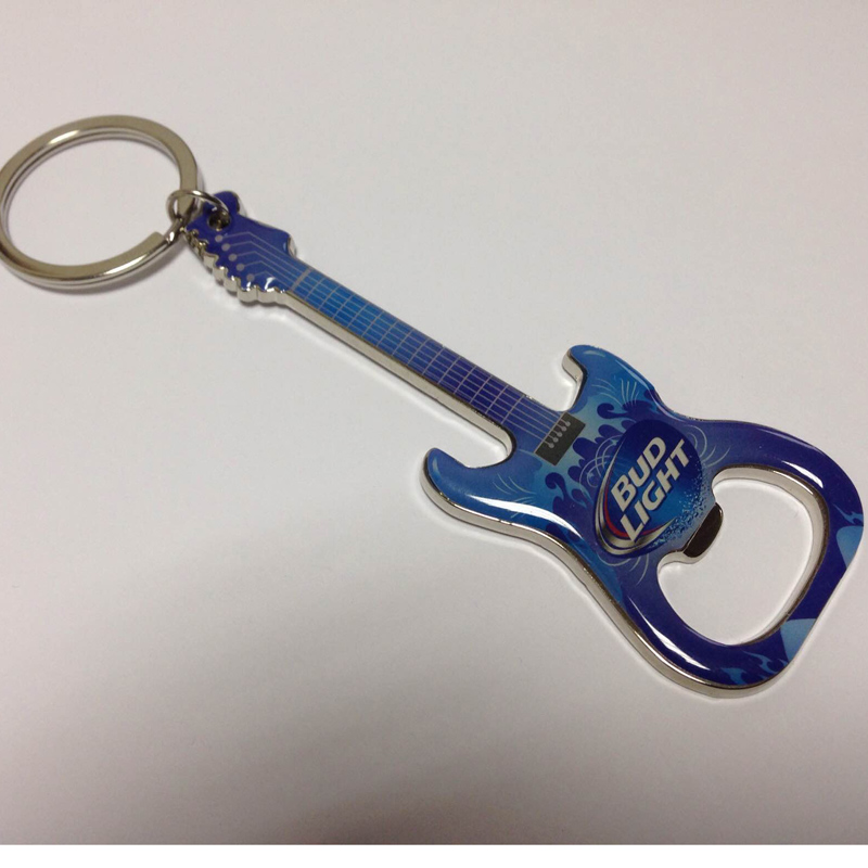 guitar keychain bottle opener